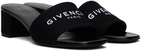 givenchy slides white red|Givenchy black 4g heeled sandals.